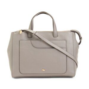 RADLEY LONDON Leather Pockets Soft 2.0 Medium Zip Top Satchel